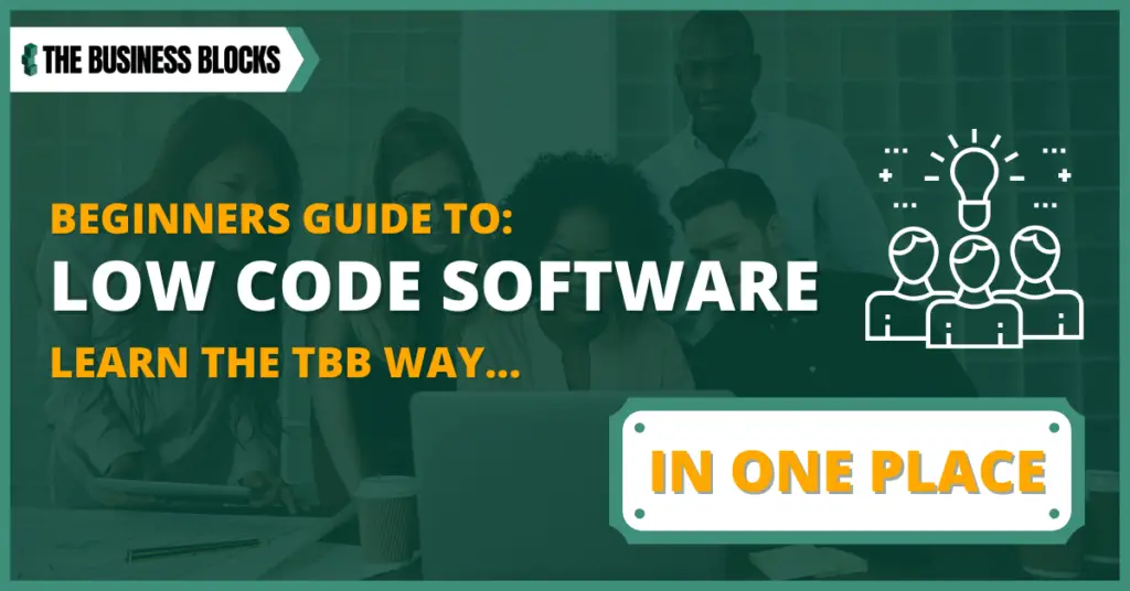 What is low code software