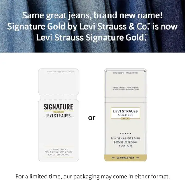 Levi Strauss Signature Gold Women's Curvy Totally Shaping Straight Jeans (Available in Plus Size) Standard 12 Medium Blue Ice -Waterless - Image 5